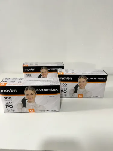 Luva nitrílica 