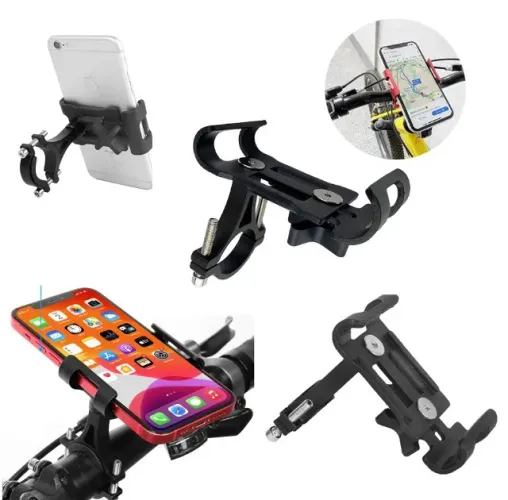 Suporte de Celular Para Bike Motos Alumínio 