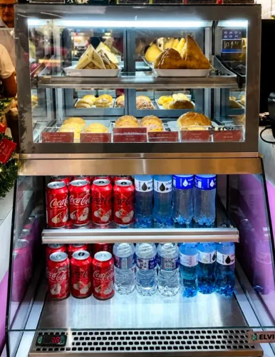 VITRINE ALTA CONJUGADA - REFRIGERADA