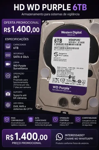 HD WD Purple 6TB