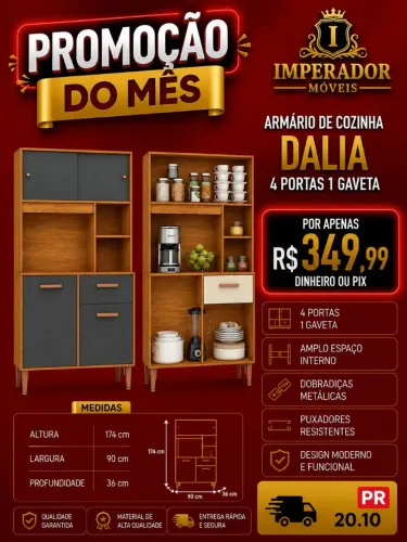 Armário de cozinha Dália