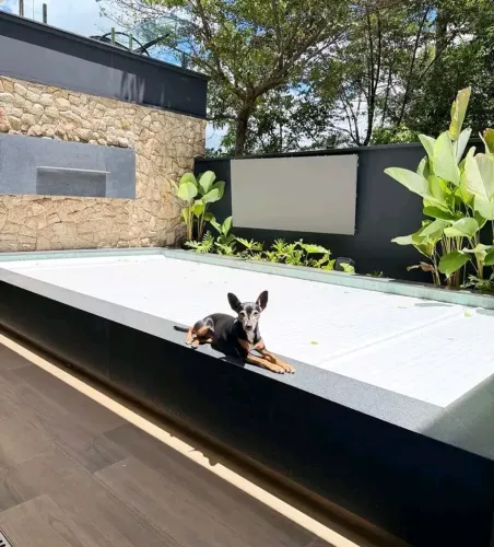 Cobertura piscina Retratil em PVC