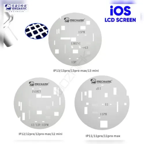 Stencil Mechanic Tela LCD iPhone 11, 12 Pro, 13Pro (99995.9905 zap)