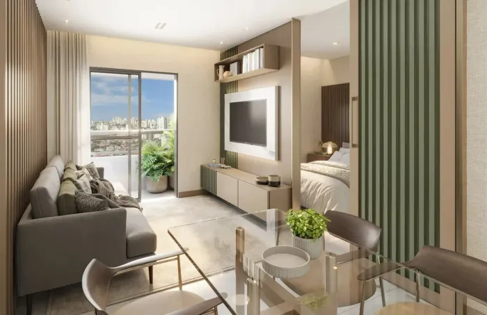 Alto do Ipiranga Apartamento A Venda 1 Dormitório 32m² Novo Pronto Para Morar Com Lazer Co