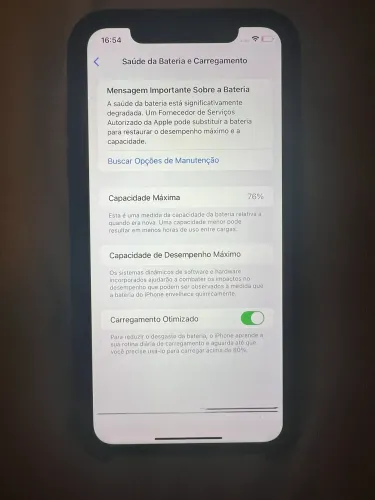 iPhone 11 - 128 GB - pequeno detalhe na tela