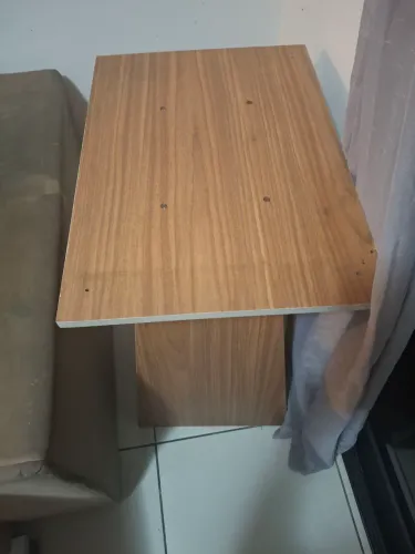 tampo de mesa de jantar madeira. comprado na lar shooping