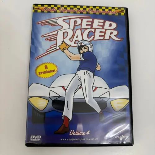 Dvd Animação Speed Racer - Volume 4: Edição Especial Para Colecionadores (8 Episódios)