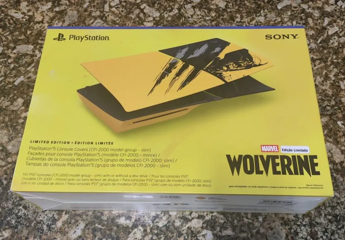 Tampas do console PlayStation®5 - Marvel's Wolverine Edição Limitada Amarelo