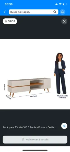 Rack novo na caixa