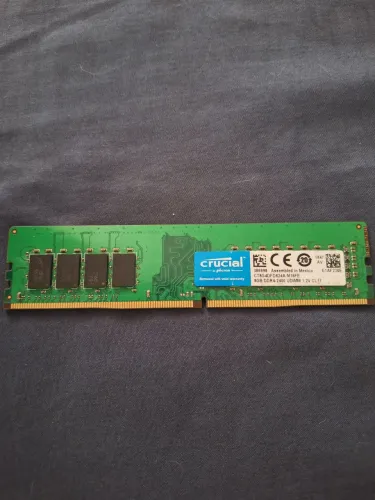 Memoria crucial ddr4 1x8 2400mhz