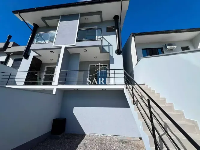WLA//Sobrado para venda tem 81 metros quadrados com 2 quartos em Potecas - São José - SC