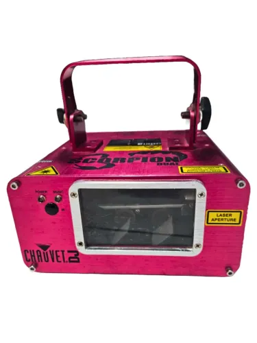 Laser de Balada Chauvet Scorpion Dual Rosa Usado Só Uma Vez