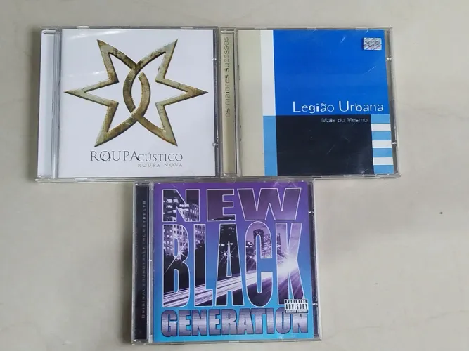 CDs - Legião Urbana - Roupa Nova - New Black Generation - Kit C/3