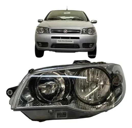 Farol Esquerdo Fiat Palio Siena Strada Zoião 2004 A 2017 Ori Esquerdo/motorista