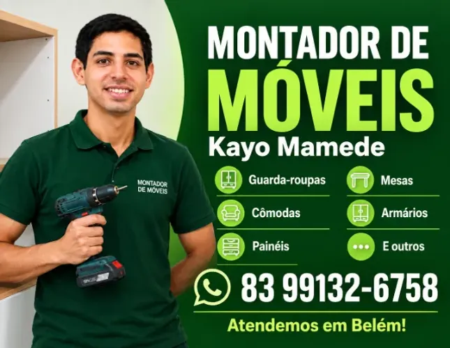 Montagem de móveis em Belém e Região