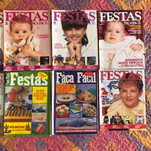 10 Revistas Faça Fácil Festas - Editora Globo