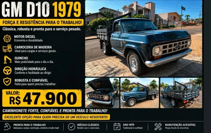 Chevrolet D-10 Diesel 1979