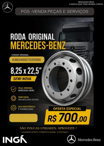 Roda original Mercedes Benz