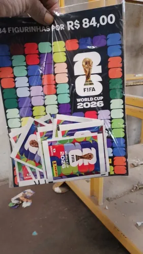 Caixa Lacrada Copa Do Mundo 2026 Com 600 figurinhas 