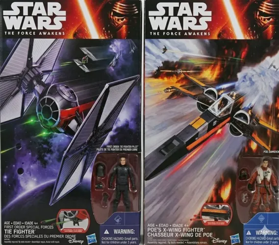 X-wing de Poe e Tie fight - Hasbro
