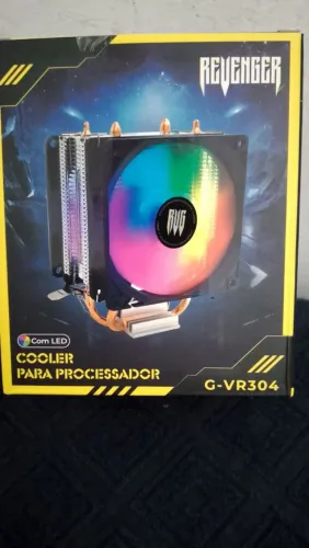 Cooler processador 2 fans novo zero