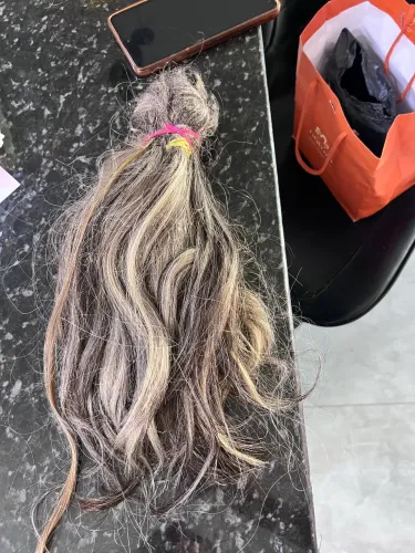 Cabelo humano - Loiro Mesclado 