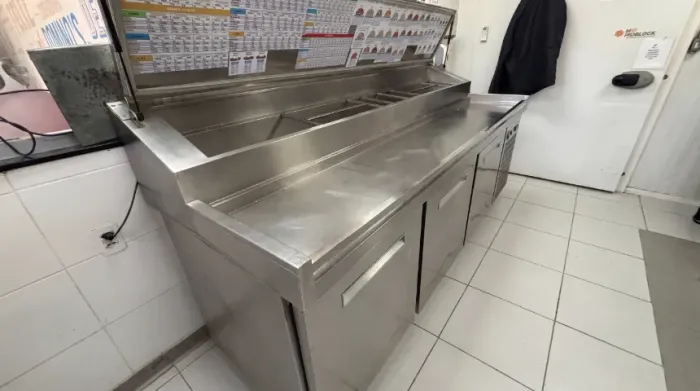 Makeline Refrigerada Cozil Pizzaria