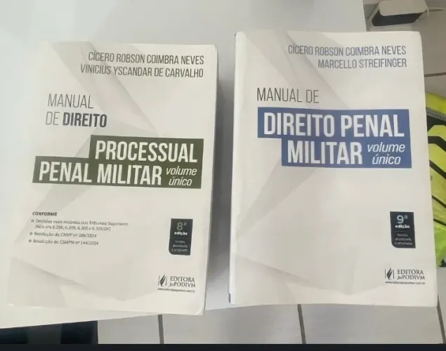 Livros Penal Militar e Processo Penal Militar