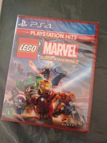 Jogo Lego marvel super heroes Playstation 4 IV mídia física jogos game