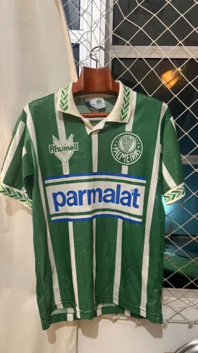 Camisa Palmeiras 1994 Rhumell Parmalat - Nº 10 (Zinho) - Original/Oficial - M Feminino