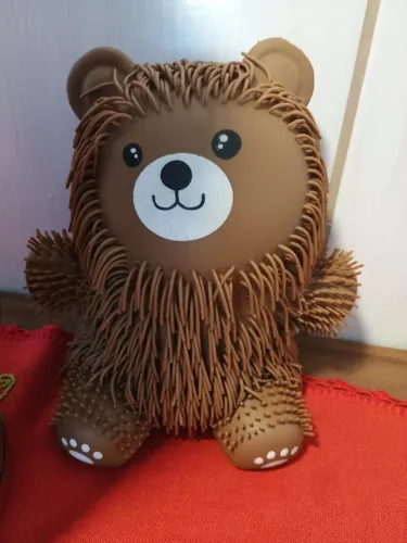 Boneco Squish Anti Stress Urso Brinquedo De Apertar com Led