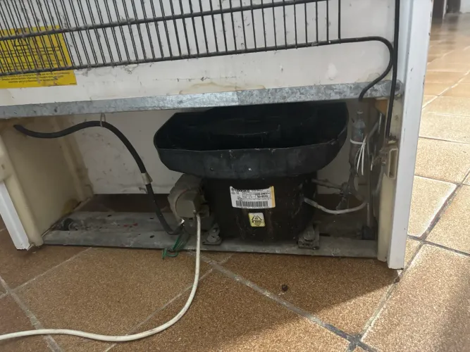 Geladeira não está gelando- motor está funcionando