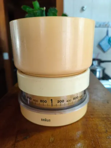 Balança de cozinha Braun vintage 