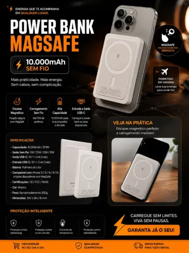 Power Bank MagSafe 10.000mAh