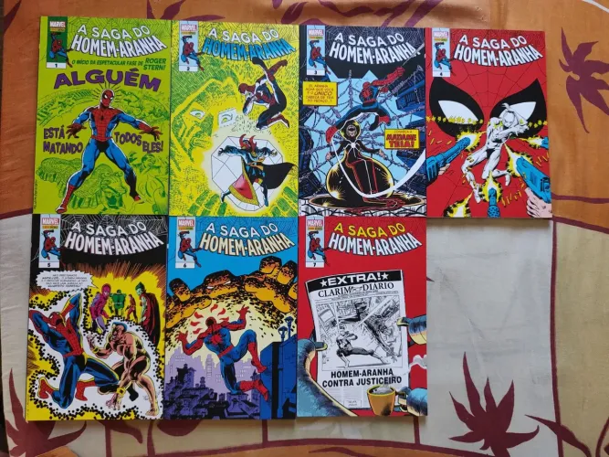 HQ A Saga do Homem-Aranha 1 ao 7 (primeira temporada)