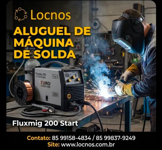 Aluguel de Inversora de solda 200 amperes mig tig mma 