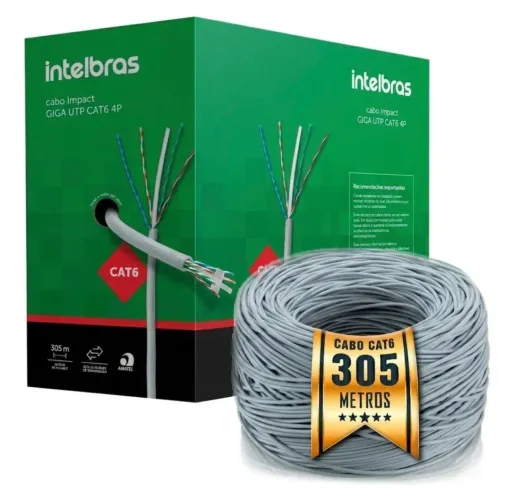 Caixa cabo de rede cat6 AWg