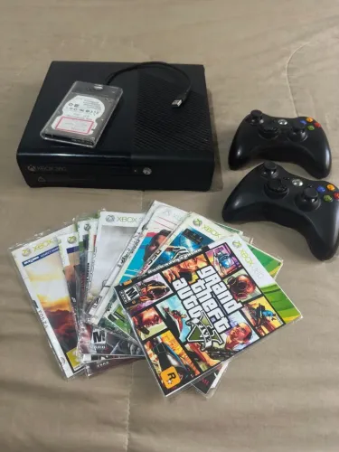 Xbox 360 slim destravado ( completo )