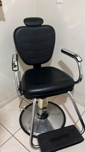 Cadeira de barbeiro reclinável 