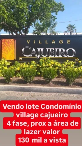 Vendo lote Condomínio village cajueiro Timon 