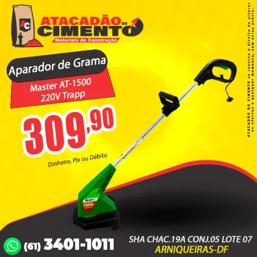 Aparador de Grama Master AT-1500 220V Trapp