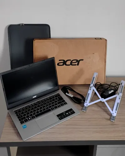 Notebook Acer | 12GB DDR4 | Intel 11° Geração | Acessórios
