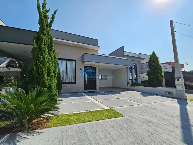 Linda Casa a Venda com área de lazer completa em um dos condomínios de Alto Padrão de Inda