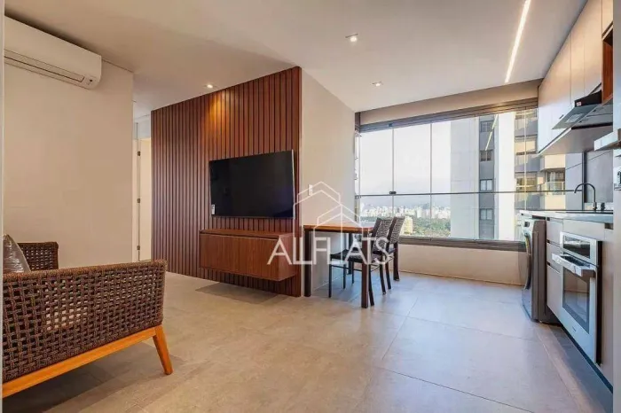 Apartamento com 1 quarto para alugar, 46 m² - Pinheiros - São Paulo/SP