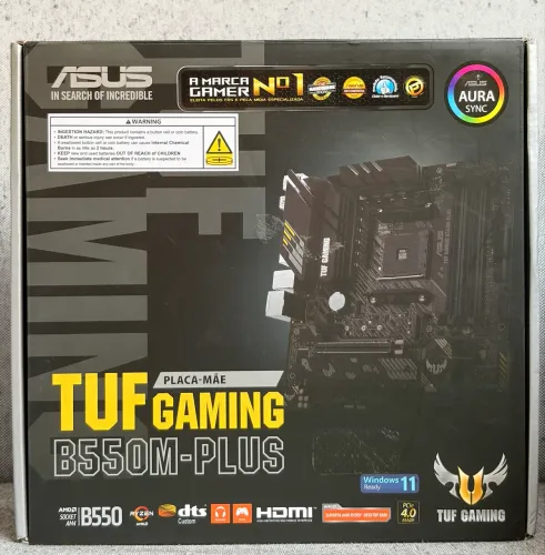 Placa mãe Asus Tuf B550M-Plus Am4