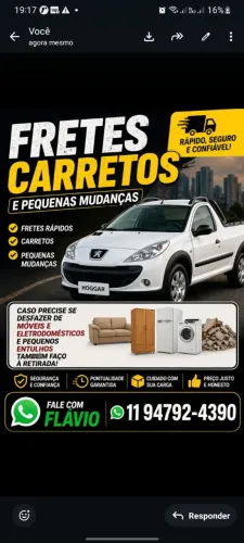 FRETES E CARRETOS