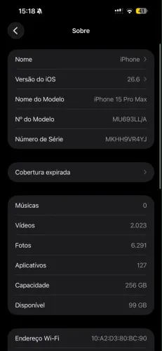 iPhone 15 pro max 256g
