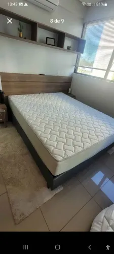 Cama Box Queen + Colchão Ortobom Pró Saúde D33 (Apenas 5 meses de uso!)