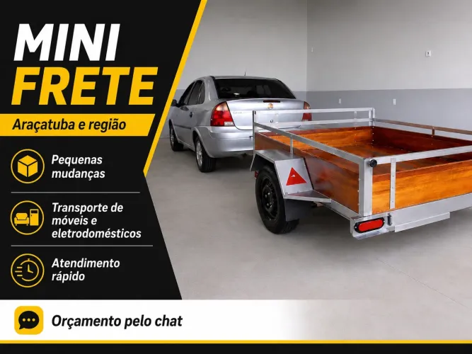 MINI FRETE EM ARAÇATUBA E REGIÃO