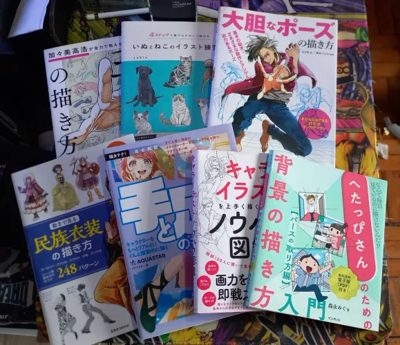 Livros para desenhar mangá